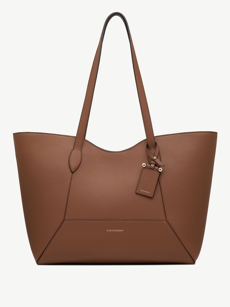 Cognac Leather Tote